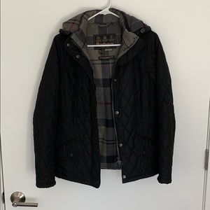 Barbour Coat with Removable Hood